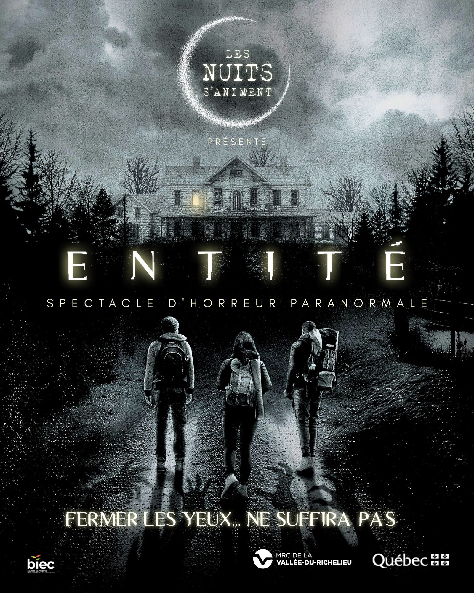 Les Nuits s'animent présente - ENTITÉ - Spectacle d'horreur paranormal